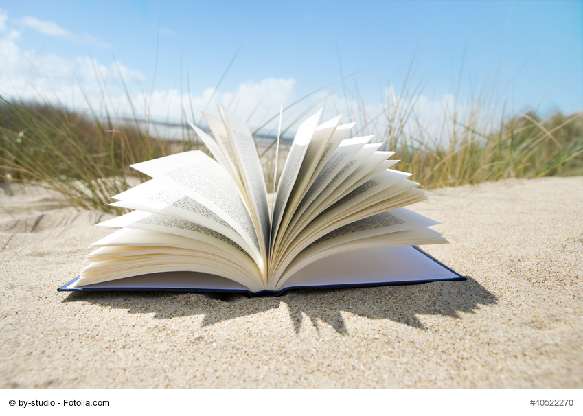 Buch im Sand