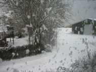 Schneetreiben